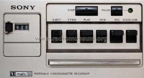 U-matic Portable Videocassette Recorder VO-4800PS; Sony Corporation; (ID = 1425601) R-Player