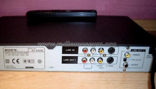 Hi-Fi Stereo Video Cassette Recorder EV-C400E; Sony Corporation; (ID = 1884808) Ton-Bild