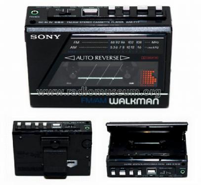 Walkman FM/AM Stereo Cassette Player WM-F77; Sony Corporation; (ID = 1395841) Radio