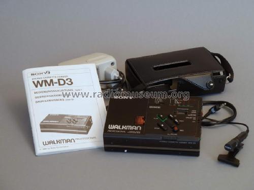 Walkman Professional WM-D3; Sony Corporation; (ID = 1331819) Sonido-V