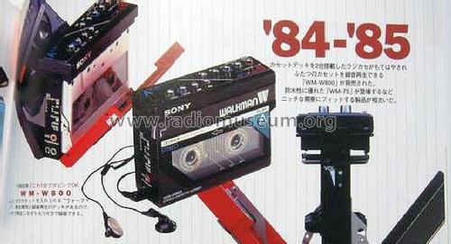 Walkman Stereo Cassette Corder WM-W800; Sony Corporation; (ID = 1775241) Ton-Bild
