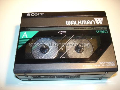 Walkman Stereo Cassette Corder WM-W800; Sony Corporation; (ID = 1937286) Reg-Riprod