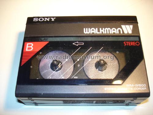 Walkman Stereo Cassette Corder WM-W800; Sony Corporation; (ID = 1937287) Ton-Bild