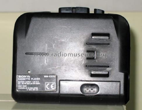 Walkman Cassette Player WM-EX112; Sony Corporation; (ID = 1036160) R-Player
