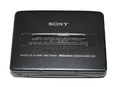 Walkman Cassette Player WM EX550; Sony Corporation; (ID = 1618687) R-Player