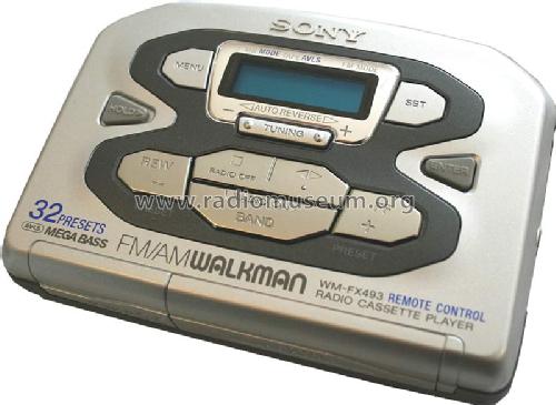 FM/AM Walkman Radio Cassette Player WM-FX493; Sony Corporation; (ID = 1352707) Radio