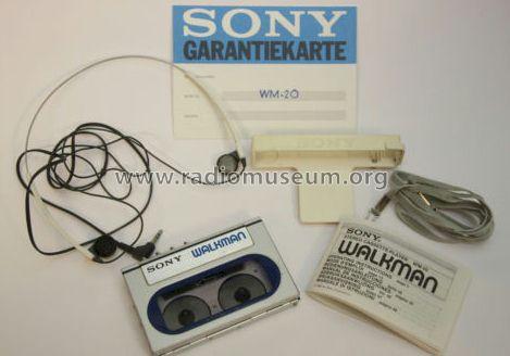 Walkman Stereo Cassette Player WM-20; Sony Corporation; (ID = 1174201) R-Player