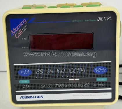 AM-FM Electronic Digital Alarm Clock 3634; Soundesign (ID = 2910286) Radio