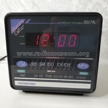 AM-FM Electronic Digital Alarm Clock 3634; Soundesign (ID = 2910291) Radio