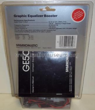 Graphic Equalizer Booster GE50; Sparkomatic (ID = 1817678) Ampl/Mixer