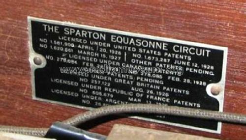 Sparton 39 Equasonne ; Sparks-Withington Co (ID = 585014) Radio