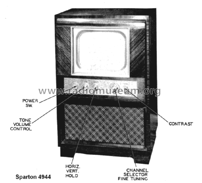 Sparton 4944 Ch= 24TB10; Sparks-Withington Co (ID = 1575086) Television