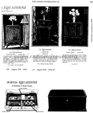 Sparton 69 and 69-A Equasonne ; Sparks-Withington Co (ID = 1338773) Radio