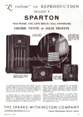 Sparton 716X ; Sparks-Withington Co (ID = 2029412) Radio