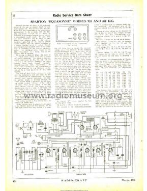 Sparton 931AC Equasonne ; Sparks-Withington Co (ID = 2693311) Radio