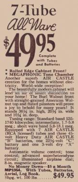 Air Castle MP1954 Ch= 39B; Spiegel Inc. (ID = 2172765) Radio