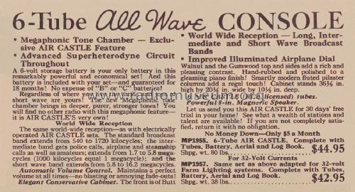 Air Castle MP1955 Ch= BA41; Spiegel Inc. (ID = 2175945) Radio