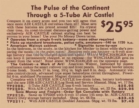 Air Castle TP2208 Ch= 184; Spiegel Inc. (ID = 2211045) Radio