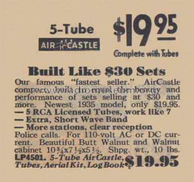 Air Castle LP4501 ; Spiegel Inc. (ID = 2157066) Radio