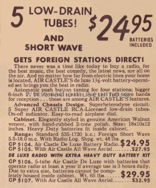 Air Castle CP5106 ; Spiegel Inc. (ID = 2261668) Radio