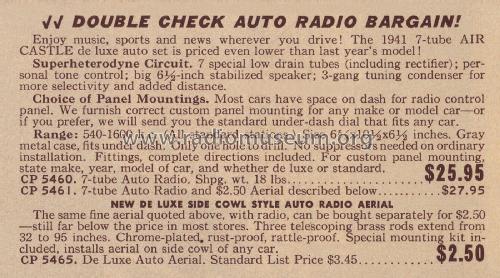Air Castle CP5461 ; Spiegel Inc. (ID = 2265961) Car Radio