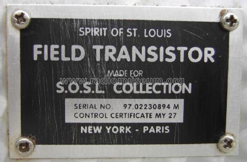 Field Transistor 543.700; Spirit of St. Louis, (ID = 1383685) Radio