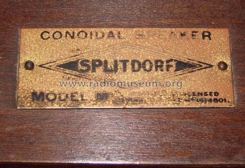 Conoidal Speaker M; Splitdorf Electrical (ID = 1844595) Lautspr.-K