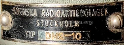Dynamisk Microfon - Dynamic Microphone DM2-10 - FR42560 - SCR-522-A; SR, Svenska (ID = 2644391) Military