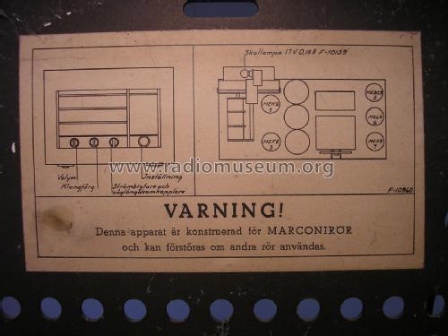Radiola 373 LV; SR, Svenska (ID = 1956095) Radio