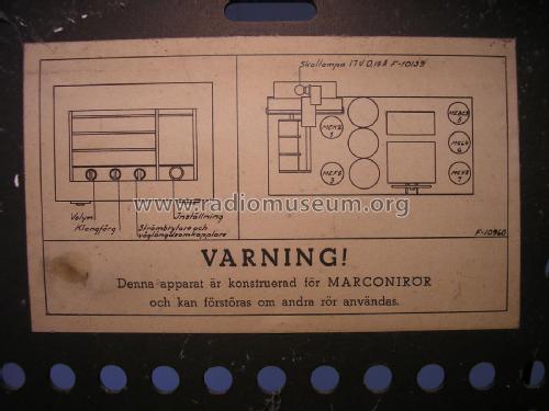 Radiola 373 LV; SR, Svenska (ID = 1956095) Radio