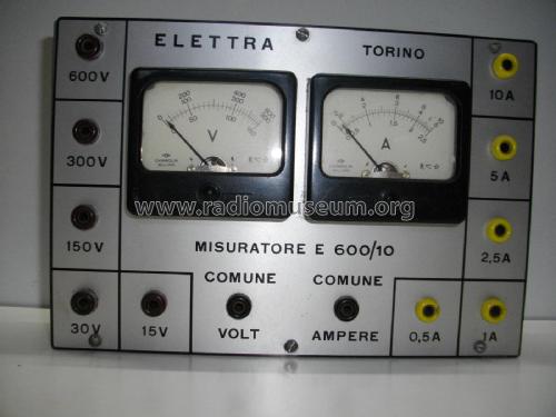 Misuratore E600/10; SRE - Scuola Radio (ID = 1769337) Equipment