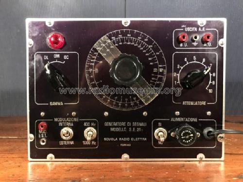 Oscillatore modulato S.E.21; SRE - Scuola Radio (ID = 2159821) Ausrüstung