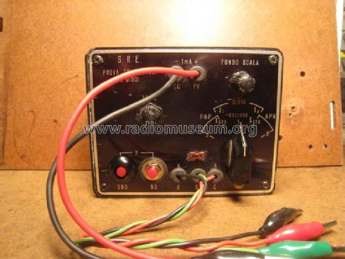 Prova Transistor ; SRE - Scuola Radio (ID = 1905243) Equipment