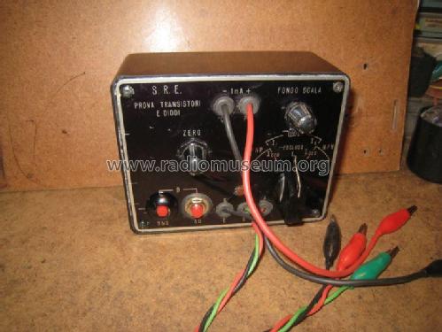 Prova Transistor ; SRE - Scuola Radio (ID = 1905244) Equipment
