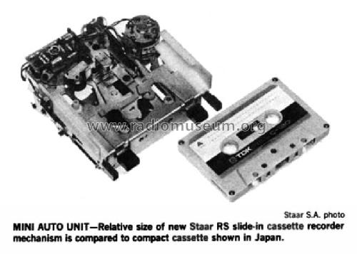 Cassette Recorder Mechanism RS; Staar, Gustave; (ID = 2485010) R-Player