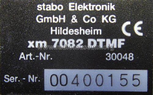 CB-Funkgerät XM-7082-DTMF; Stabo; Hildesheim (ID = 2018573) CB-Funk
