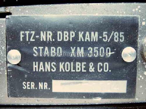 Mobilfunkgerät XM3500; Stabo; Hildesheim (ID = 685883) CB-Funk