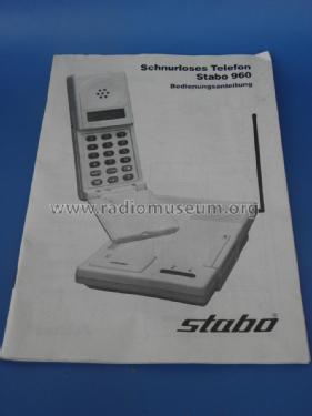 Schnurlostelefon ST 960 Art.Nr. 83507; Stabo; Hildesheim (ID = 2633137) Téléphonie