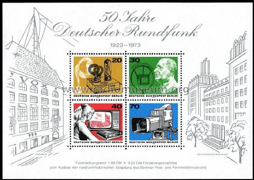 Stamps - Briefmarken Germany Berlin; Stamps - Briefmarken (ID = 1080269) Misc