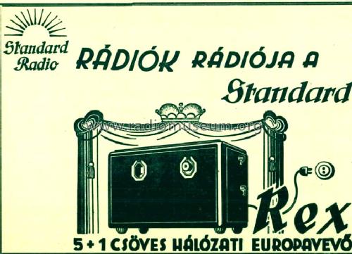 Rex ; Standard; Budapest (ID = 2619008) Radio