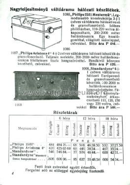 Standardyne Superselect ; Standard; Budapest (ID = 1600167) Radio