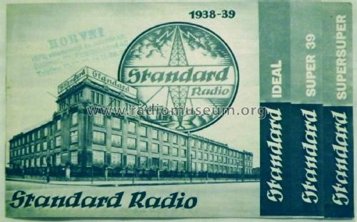 Szuper 39; Standard; Budapest (ID = 2180088) Radio