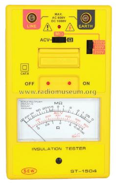 Insulation Tester ST-1504; Standard Electric (ID = 2396704) Equipment