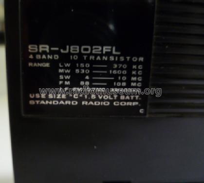 4 Band 10 Transistor Radio SR-J802FL; Standard Radio Corp. (ID = 1538244) Radio