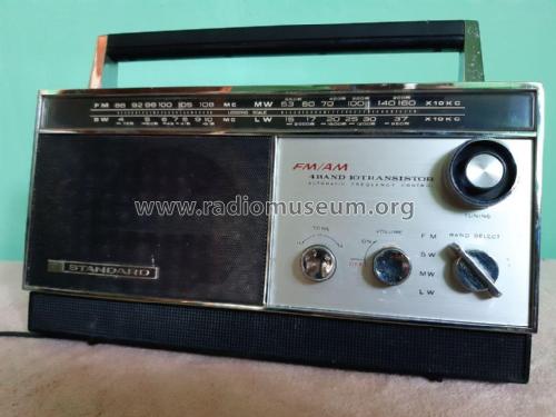 4 Band 10 Transistor Radio SR-J802FL; Standard Radio Corp. (ID = 2493694) Radio
