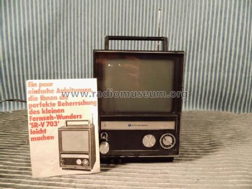 All Transistor Portable TV Set SR-V703; Standard Radio Corp. (ID = 1655282) Television