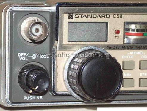 2m All Mode Transceiver C58, C58E; Standard Radio Corp. (ID = 1443737) Amat TRX