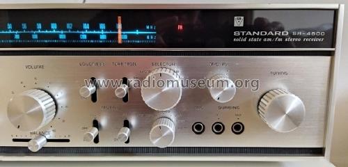 Solid State AM/FM Stereo Receiver SR-4500 W; Standard Radio Corp. (ID = 2737878) Radio