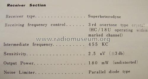 SR-K17X; Standard Radio Corp. (ID = 1744433) CB-Funk