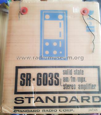 Stereo Receiver SR-603S; Standard Radio Corp. (ID = 2623522) Radio